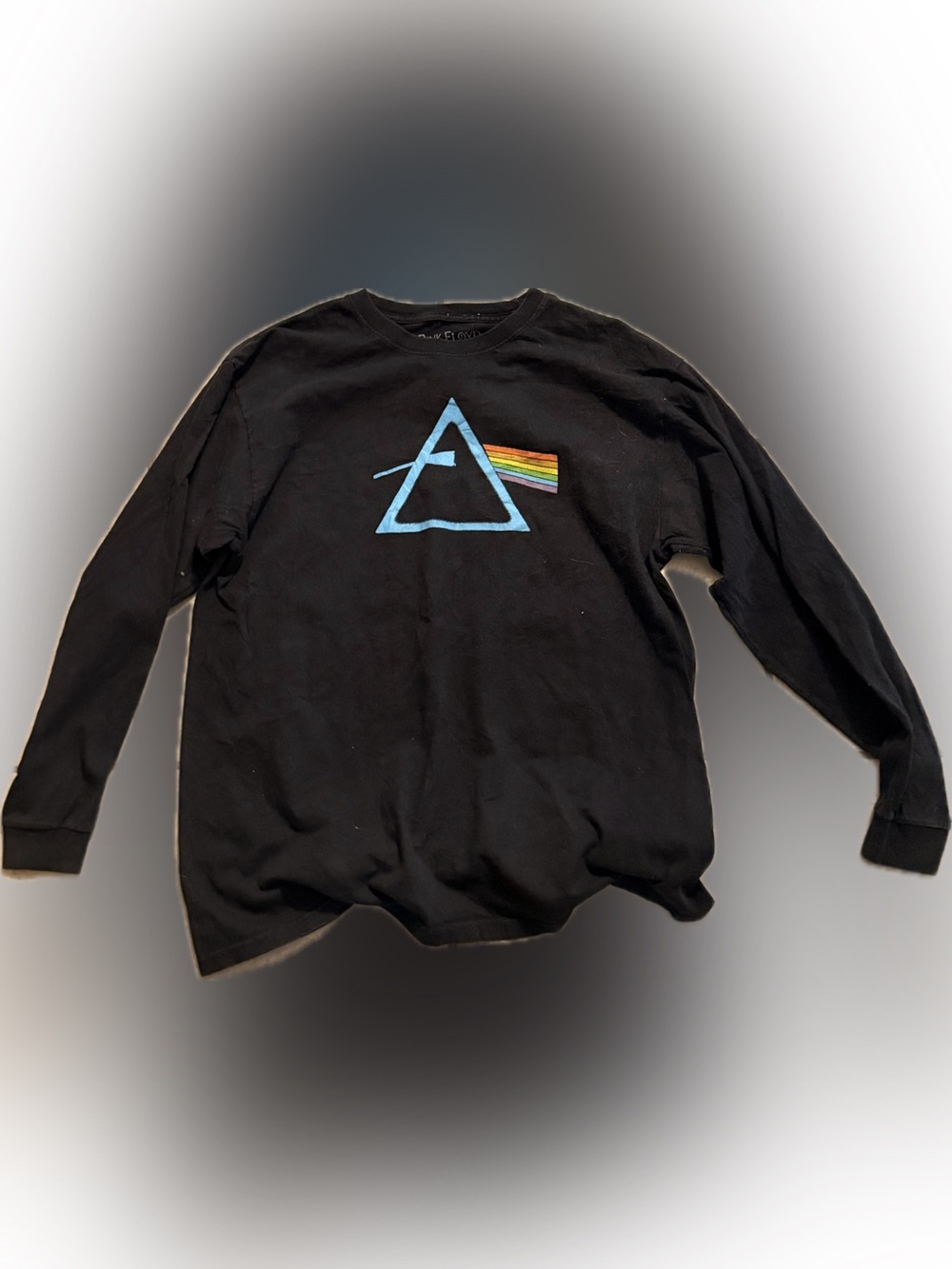 Vintage 90's Pink Floyd Black Tee with Blue Accent